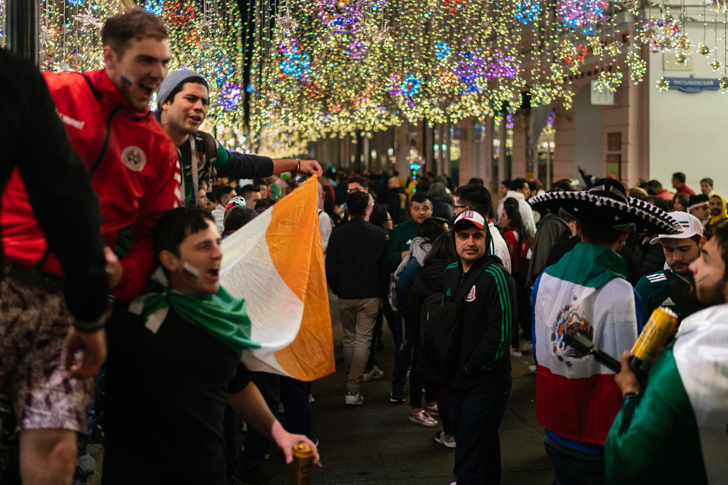 مشجعي كأس العالم في روسيا